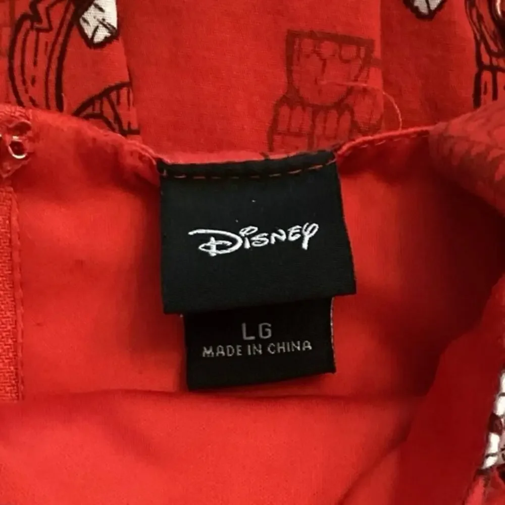 Her Universe Disney Lilo & Stitch Retro Tiki Cut-Out Dress Sz L
